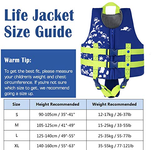 IvyH Kids Swimming Vest - Children Kids Float Jacket Vest Swimming Training Floating Swimsuit Buoyancy Swimwear Swimming Aid Vest