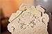 Doris Home 100 pack Light Gold White Laser Cut Favor Candy Box Wedding Gift Bags Chocolate Candy and Gift Boxes With Ribbons Bridal Shower Wedding Party Favors