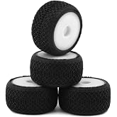 Pro-Line Racing Electron 2.0 F/R Tires Mounted 7mm White (4) for Losi Micro-T, PRO1031513