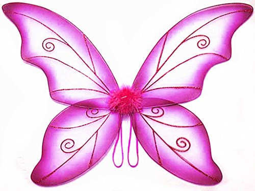 Fuchsia Sparkle Wild Fairy Wing