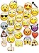 Ohlily Emoji Photo Booth Props 27 Piece For All Kinds of Party, Big Size As Masks, Assorted