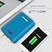 Portable Charger Shinngo 10000mAh Power Bank Ultra High Capacity External Battery Pack with Dual USB Ports, Total 3.4A Output, High-Speed Charger for Smartphones and Tablets (Cerulean)