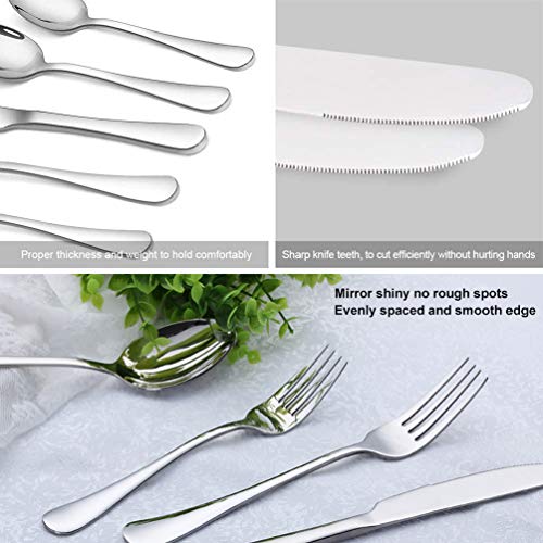 Flatware Set 20pieces Cutlery Set Heavyduty Silverware Stainless