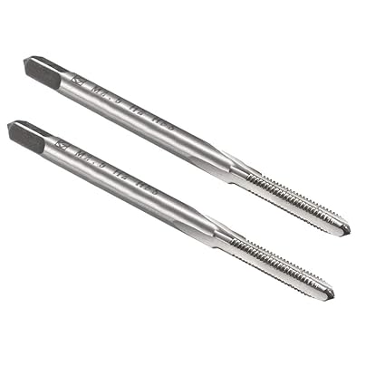 Threading Taps uxcell Metric Hand Tap M16 Thread 1.5 Pitch 4 Straight Flutes H2 Alloy Tool Steel 2 Pairs Industrial & Scientific
