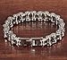 Feraco Biker Bracelet Mens Stainless Steel Motorcycle Bike Chain Wristband Bracelets,8.4 Inch Father's Day Gift