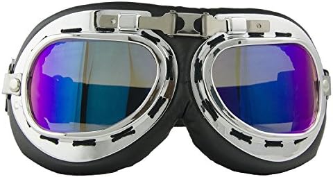 ShareWeMotorcycle Driving Goggles Cycling Snowmobile Ski Goggles Windproof Cruisers Anti-UV Wind Eye Protect Eyewear Goggles - Color