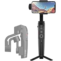 MOZA Mini-S Gimbal Foldable Extendable 3 Axis Smartphone Gimbal with Quick Platback,One-Button Zoon,Timelapse,Objecti Tracking,Inception Mode Fucntion for Smartphone