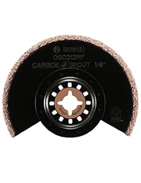 Bosch osc312rf 3   1 2 "x 1 8 en. Kerf Multi Tool grano de carburo cuchilla para Molienda de lechada