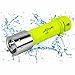 OxyLED DF20 Rechargeable Super Bright LED Submarine Waterproof Underwater Diving Torch Light, Yellow