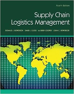 Supply Chain Logistics Management Donald Bowersox David