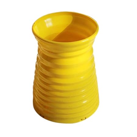 Voberry Voberry Nice Plastic Rattan Weaving Vases Basket Flower Arranget Flower Basket Home Table Decoration