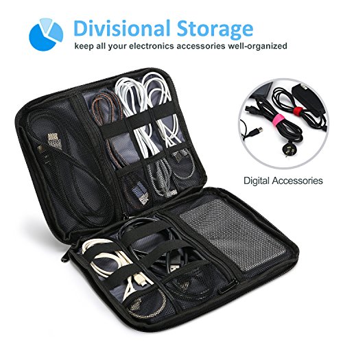ProCase Electronics Travel Gadget Organizer Tech Bag, Handy Gear