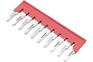 20Pc FBS 10-8 Terminal Strip Connector 2/3/4/5/10 Contact Jumper PT ST 6 Din Rail Electric Block Plug-in Bridge FBS10-8(10P,f