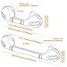 AmeriLuck 2-Pack 12in Suction Bath Grab Bar with Indicators, Balance Assist Bathroom Shower Handles, White/Grey