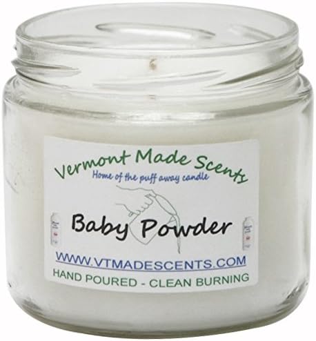 Vermont Made Scents Candle, Baby Powder, 12 oz