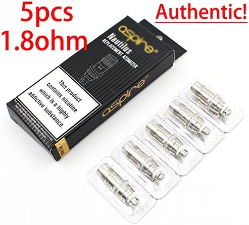 5pcs ṄǞutilus ḂVC 1.8 Cǒils For As-pire Ḱ3 ḰĬT ṄǞutilus 2 &amp; mini TAṄK AUTHENTIC