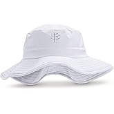 Unisex Chlorine Resistant Hat - UPF 50+ Sun Protection - Brighton in White
