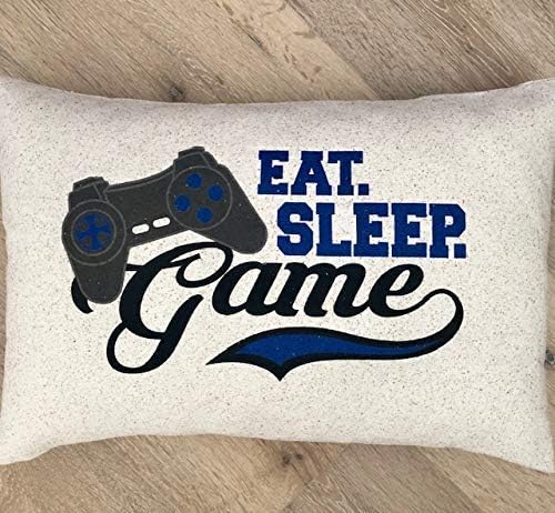 Video Gamer Pillow 12x18 Lumbar