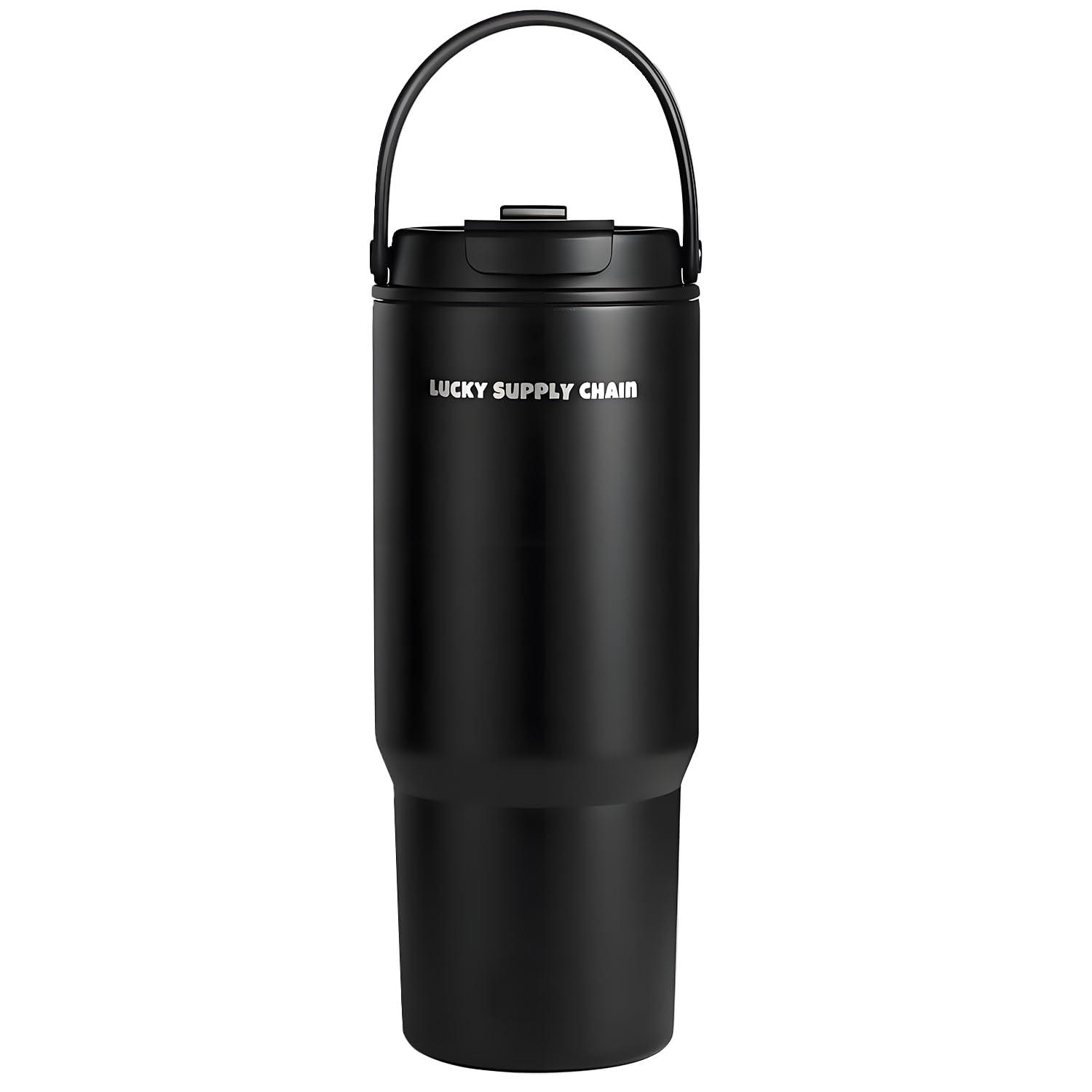 Photo 1 of Water Bottle 24 oz-Stainless Steel Tumbler with Straw - Vacuum Insulated Water Bottle 24 oz for Home, Office or Car Reusable Cup With straw?Cold for 12 Hrs or Iced for 24 Hrs(Black)