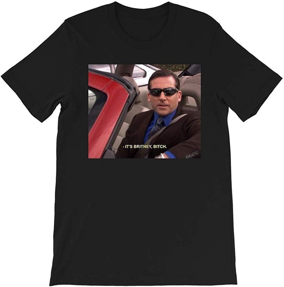 It's Britney Bitch Michael Scott Fun The Office TV Show Funny Gift for Men Women Girls Unisex T-Shirt Sweatshirt