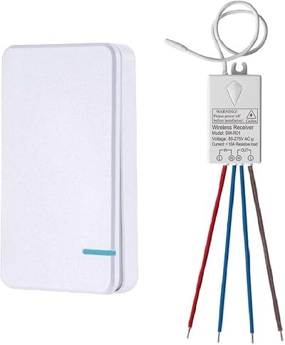 Thinkbee Wireless Switch for Light 80-275V 433MHz IP66 Waterproof 1000W