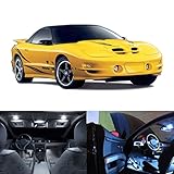 LED White Lights Interior Kit For Pontiac Firebird Trans Am 1998-2002 (12 pcs)