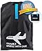 Zohzo Car Seat Travel Bag - Drawstring Bag for Air Travel (Black)