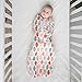 ergoPouch 2.5 Tog Swaddle and Sleep Bag, Blush Leaf, 3-12 Months