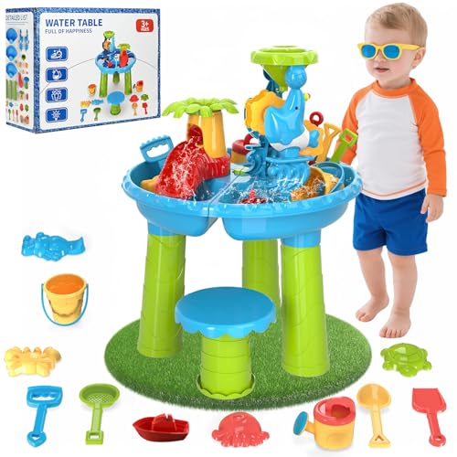 Diealles Shine Multifunctional Water Sand Table for Children Outdoor Play Table for Children 1 2 3 4 Years Old
