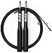 Jump Rope | Premium Quality | Ideal for Crossfit, Boxing, MMA, WOD & Speed Training | Lightweight & Fully Adjustable | Improves Cardio & Burns Calories | Perfects Double Unders | Cable | Skipping Rope