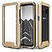 ZIZO ION Series for Samsung Galaxy S8 Plus Case Military Grade Drop Tested with Tempered Glass Screen Protector Gold Clear