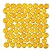 Artisan Supply Honey Glass Gems 1 Lbs. — Fills 1 1/4 Cups Vol. —Non-Toxic Lead Free Vase Filler, Table Scatter, Aquarium Fillers — Beautiful, Smooth, Fun, Vibrant Colors Crafted in The USA