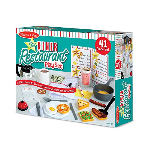 Melissa & Doug Star Diner Restaurant Pretend Play Set