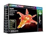 Laser Pegs Plane 4-in-1 Building Set Building Kit; The First Lighted Construction Toy to Ignite Your Child's Creativity; It's Your Imagination, Light It Up