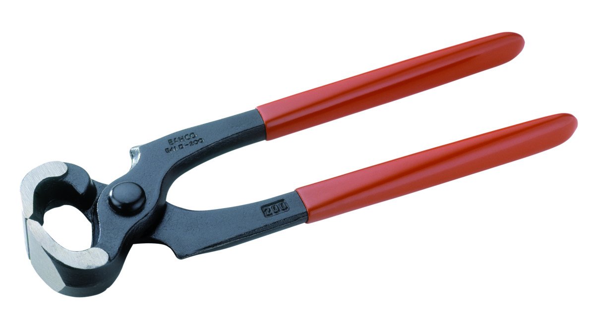 Bahco 541D-180 Pincers with Plastic Coated Handles, Multi-Colour, 180 mm