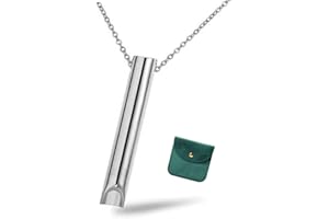 TETALALU Anxiety Necklace-Breathing Necklace for Meditation,Mindfulness Tool for Breathwork, Meditation, Relaxing,Calm and Stress Reduction,Stress Relief Necklace,Stress Relief Gift for Men and Women