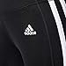 adidas Womens 3 Stripe Active Tights (M, Black/White)