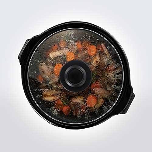 Russell Hobbs Mijoteur Electrique Programmable, Couvercle Verre, Cuve Amovible Céramique, Nettoyage Facile - 25570-56 Compact Home