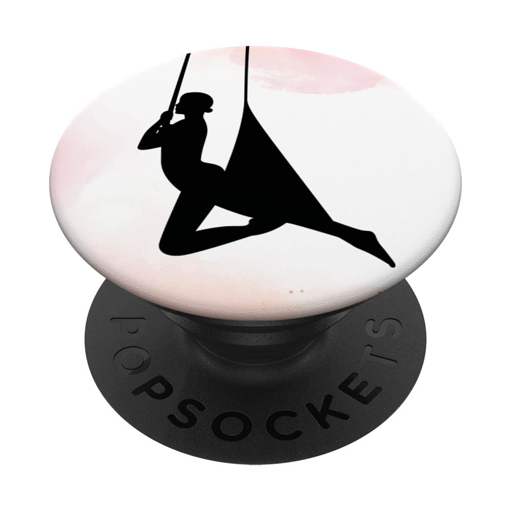 Aerial Yoga Aerial Silks Aerialist Air Yoga Watercolor PopSockets Swappable PopGrip