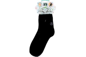 Earth Therapeutics Aloe Vera Socks – Infused with Natural Aloe Vera & Vitamin E – Helps Dry Feet, Cracked Heels, Calluses, Rough Skin, Dead Skin - Use with Your Favorite Lotions - Black