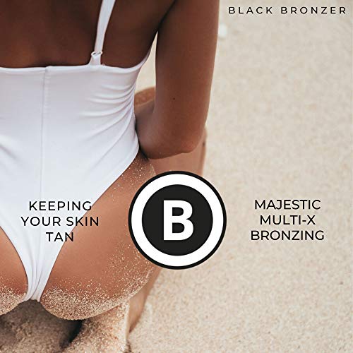 Onyx Powerful Indoor Tanning Lotion Sunbed Black Bronzer Ultra Bronzing Blend Rapid Dark Tan Cucui Oil Pomegranate Passiflora Aloe Hemp Caffeine Moisturizing Complex Smooth Skin Indulgence Fusion