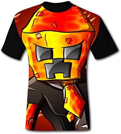 T-shirts Tee Shirt Tops for Men Black Cool 3D SSundee Or Prestonplayz M