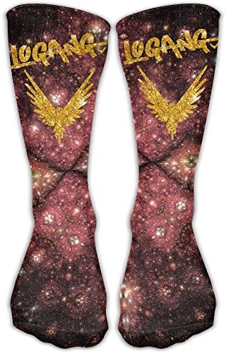 Logan Paul Golden Parrot Women's Men's Classics Socks Fashion Stockings 30cm Casual Long Soft Fabric Socks