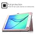 Fintie Samsung Galaxy Tab A 9.7 Folio Case - Slim Fit Premium Vegan Leather Cover for Samsung Tab A 9.7-Inch Tablet SM-T550, SM-P550 (with Auto Sleep/Wake Feature), Rose Gold