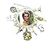 Harry Potter Hufflepuff Silver Tone Cartoon Comic Logo Charm Bracelet w/Gift Box by Superheroes