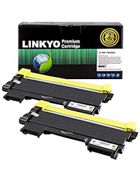 LINKYO - Cartucho de tóner compatible para Brother TN450 TN-450 TN420 (2 unidades), color negro