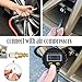 HEALiNK Digital Tire Inflator with Pressure Gauge, 150 PSI Air Tire Inflator with Dual Head Chuck and Backlit LCD for Car Truck RV All Vehicles Auto
