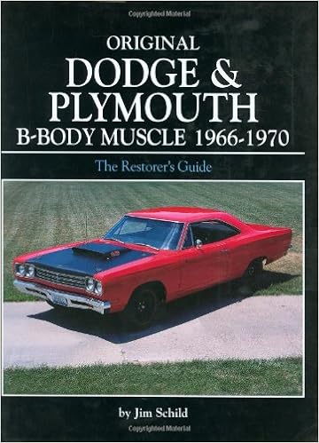 Original Dodge And Plymouth B Body Muscle 1966 1970 Original Series Schild Jim Amazon Com Books