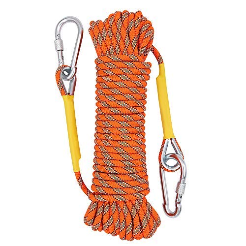 X XBEN Multi-use 8mm 10m/20m/30m/50m/70m Outdoor Rope Home Emergency Escape Rope, Multifunctional Cord Safety Rope for Magnetic Fishing Hiking Caving Camping