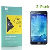 MouKou Samsung Galaxy J7 Tempered Glass Screen Protectors 2 Pack for Samsung Galaxy J7 Lifetime Warranty